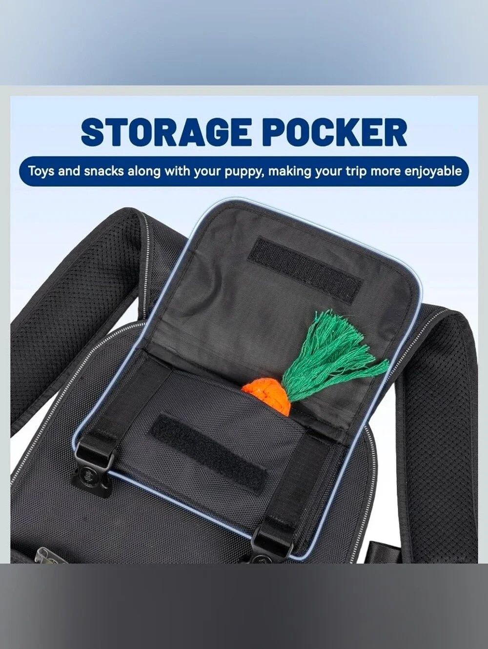 Dog Backpack, 3 Use Ways Spine-Friendly Dog Carriers for Small Medium Dogs, Legs